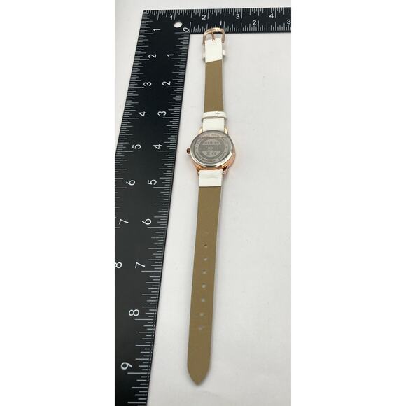 Minimalist Womens Bijou Brigitte Watch 27mm Rose Gold New Battery Adjustable - Picture 7 of 9